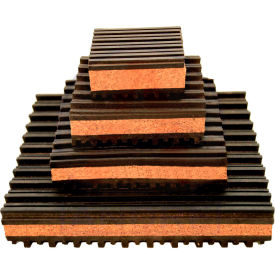 Rubber Cork Pads 4"L x 4"W x 7/8"H