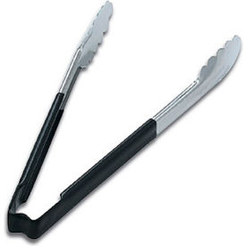 12" 1 Piece Utility Tong - Black