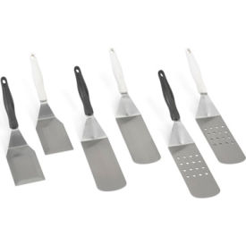 Hamburger Turner - Black Handle, Solid Blade