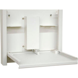 Mini Wall Desk, Powder Coated Steel, White