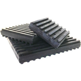 Steel Insert Antivibration Rubber Pad 4" x 4" x 3/4"
