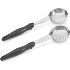 8 Oz. Perforated Black Spoodle - Round