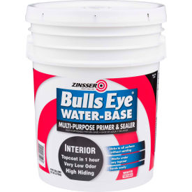 Bulls Eye Water-Base Primer & Sealer, White 5 Gallon Pail