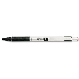 Mechanical Pencil, 0.7 mm, Stainless Steel w/Black Accents Barrel