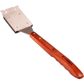 Wood Grill Brush With Stainless Steel Bristles, 14 Sq. Inches.