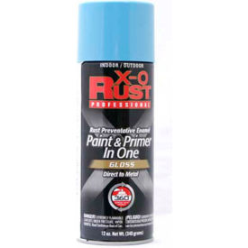 12 oz. Aerosol Rust Preventative Paint & Primer In One, Light Blue, Gloss - 125741