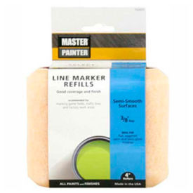 4" Specialty Roller Cover, 3/8" Nap, Knit, Semi Smooth, 2 Pack