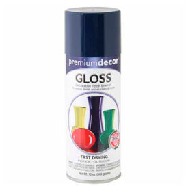 Premium Decorative Gloss Enamel 12 oz. Aerosol Can, Royal Blue