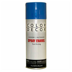Color Dcor Decorative Enamel Spray 10 oz. Aerosol Can, Blue Gloss - 527796