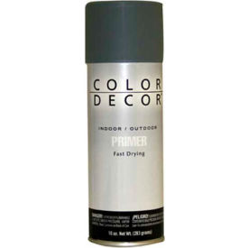 Color Dcor Decorative Enamel Spray 10 oz. Aerosol Can, Gray, Primer