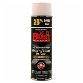 15 oz. Aerosol Rust Preventative Paint & Primer In One, Safety White, Gloss
