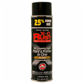15 oz. Aerosol Rust Preventative Paint & Primer In One, Safety Black, Gloss - 192131