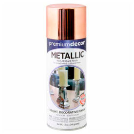 Decorative Metallic Spray 12 oz. Aerosol Can, Copper - 793326