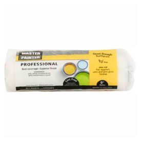 9" Professional Roller Cover, 1/2" Nap, Woven, Semi Rough