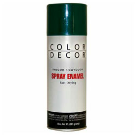 Color Decorative Enamel Spray 10 oz. Aerosol Can, Hunter Green, Gloss