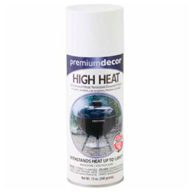 High Heat Enamel Spray 12 oz. Aerosol Can, White
