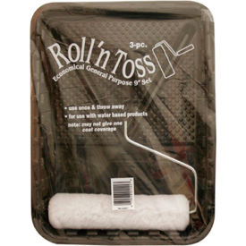 3-Piece Paint Tray Set, Roll & Toss, 3/8" Nap - 164871