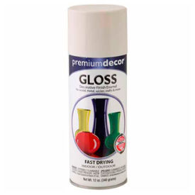Decorative Gloss Enamel 12 oz. Aerosol Can, Heirloom White