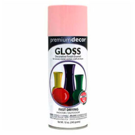 Premium Decorative Gloss Enamel 12 oz. Aerosol Can, Awareness Pink