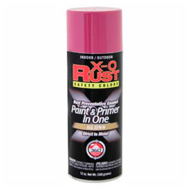 12 oz. Aerosol Can Safety Colors Paint & Primer In One, Safety Purple, Flat