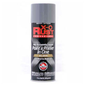 12 oz. Aerosol Rust Preventative Paint & Primer In One, Machinery Gray, Gloss