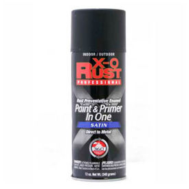 12 oz. Aerosol Rust Preventative Paint & Primer In One, Satin Black