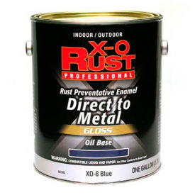 Oil Base DTM Enamel, Gloss Finish, Blue, Gallon