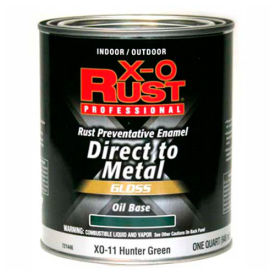 Oil Base DTM Enamel, Gloss Finish, Hunter Green, Quart