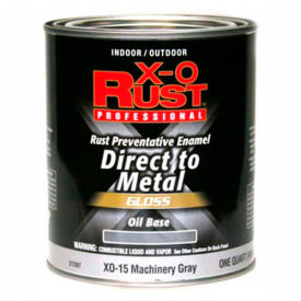 Oil Base DTM Enamel, Gloss Finish, Machinery Gray, Quart
