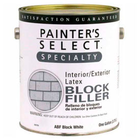 Painter's Select Latex Block Filler, Flat Finish, White, Gallon