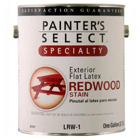 Wood Stain, Flat Finish, Redwood, Gallon