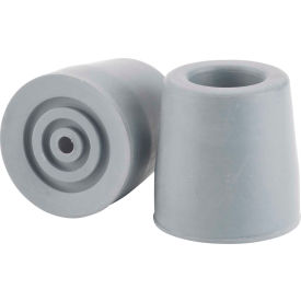 Utility Walker Replacement Tip, 7/8", Gray, 1 Each