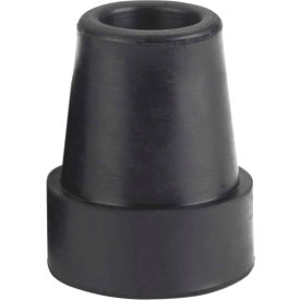 Cane Tips, Fits 3/4" Diameter Cane, Black, 1 Pair