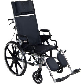 Viper Plus GT Full Reclining Wheelchair, Detachable Desk Arms, 16" Seat