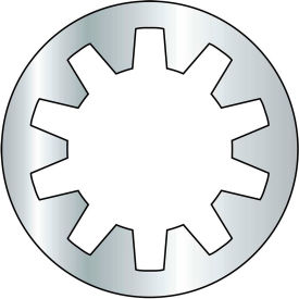 Internal Tooth Lock Washer - #6 - Steel - Zinc CR+3 - Pkg of 500