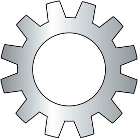 External Tooth Lock Washer - 5/16" - Steel - Zinc CR+3 - Pkg of 500