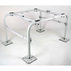 Quick Heat Pump Stand (4 Arms), 32-48"L x 32-44"W x 18"H