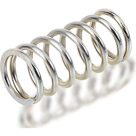 Compression Spring - 0.36 OD x .042 Wire Dia. - Music Wire - Zinc - USA - Pkg of 5