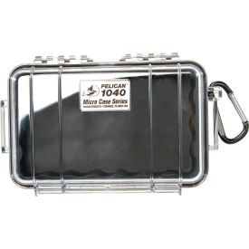 1040 Watertight Micro Case with Liner 7-1/2 in. x 5-1/16 in. x 2-1/8 in., Black