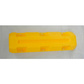 Poly Structural Slim Column Protector, 5-1/4" Square Opening, Yellow