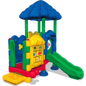 Discovery Center Seedling Play Structure with Roof & Ground Spike