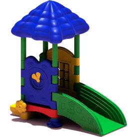 Discovery Center Super Sprout Play Structure w/ Roof & Ground Spike