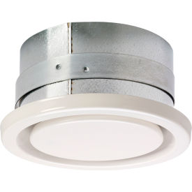 Metal Exhaust Grille With Collar, For 4" Duct