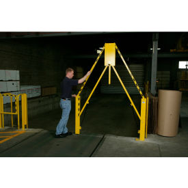 EdgeGard 120" Folding-Rail Dock Gate