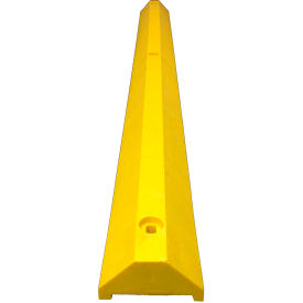 6' Ultra Parking Block with Hardware, 3-1/4"H, Yellow