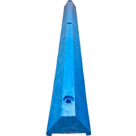 6' Ultra Parking Block, 4"H, Blue