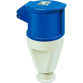 Female Connector, 30/32A, 3P, 230/250Vac, 6 Hr, IP44, With Cable Gland
