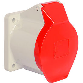 Female Receptacle, 30/32A, 5P, 400Vac, 6 Hr, IP44