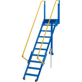 Folding Mezzanine Ladder, 96"H