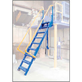 Folding Mezzanine Ladder, 108"H